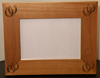 Alder Wood Engraved Picture Frame