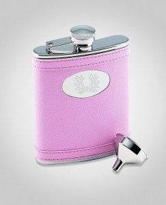 Leatherette Flask - Breed Logo