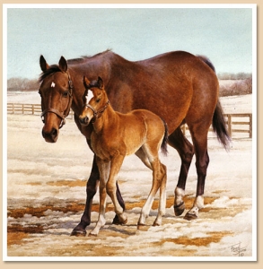 The Kidnapped Mare Custom Size Canvas
