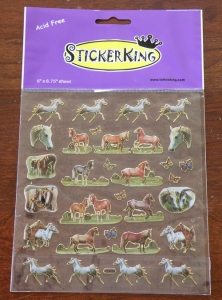 Horse & Butterfly Stickers