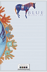 Blue Medicine Note Pad from The Trail of Painted Ponies.