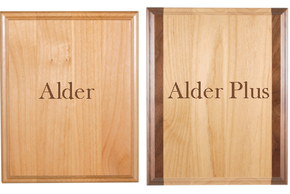 Pet memorial genuine Red Alder plaques come in many sizes and designs. Your text and the Hound Dog Design you choose are engraved on the plate that is attached to your Red Alder plaque.