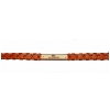 Tan Edgewood Laced Nameplate Collar