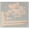 Jumping Horse & Rider Vinyl Decal
