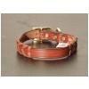 Oakbark Laced Leather Dog Collar