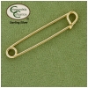 Safety Pin Style Pin gold filled sterling silver equestrian pin.