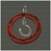 Custom Engraved Leather Circle Pewter Horse Charm Necklace