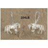 Cantering horse sterling silver equestrian earrings. Quality horse jewelry earrings that feature cantering horses. Show your love of horses with these beautiful horse inspired equestrian jewelry earrings.