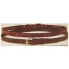 Fancy Stitched Leather Equestrian Belt - Oakbark.