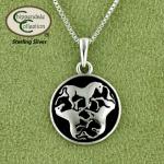 Celtic Triple Horse Necklace - Sterling Silver
