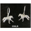 Galloping Horses Earrings -  Equestrian Jewelry