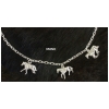 Equestrian Jewelry Galloping Horses Necklace