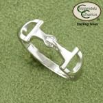 Small English D Ring Bit Ring - Horse Jewelry