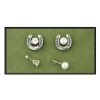 Blue CZ Horseshoe Earring Jackets
