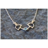 Dee Bit English Snaffle Necklace - Sterling Silver - Horse Jewelry