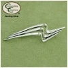 Art Nouveau sterling silver equestrian pin. Quality horse jewelry pin.