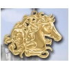 Divine Mare Goddess Equestrian Ornament - Gold