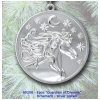Celestial Goddess Equestrian Ornament - Silver