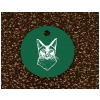Circle Charm Necklace - Cat Design
