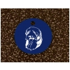 Circle Charm Necklace - Herding Dog Design