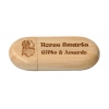 Bamboo Flash Drive - Herding Dog Design