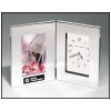 Polished Silver Clock / Photo Frame - Breed Logo