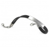 Leather and Stainless Steel ID Bracelet