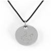 Stainless Steel Charm Necklace with Engraved Horse Design 7