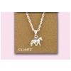 Trotting Horse Necklace - Tanzanite