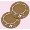 Cantering Horse Bracelet - Pink