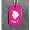Dog Tag Necklace - 3D Photo