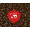 Engraved Equestrian Key Tag - Horse Design 6