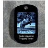 Engraved Dog Tag Key Chain - Engraved Photo