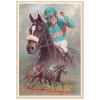 Zenyatta with Mike Smith Up Canvas