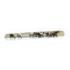 Nail file with horses by a river image on both sides.