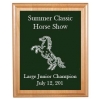 Engraved Alder Plaque & Plate - Horse Design 7