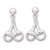 Double Snaffle Bit Earrings