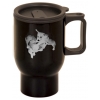 Stainless Steel Thermal Mug w/Handle - Engraved Photo