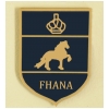 Friesian Breed Logo Horse  - Plastic