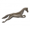 Pewter jumping horse equestrian jewelry brooch.