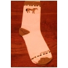 Checkered Horse Sock - Adult - Equestrian Apparel Horse Sock.