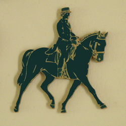 Dressage Horse and Rider Magnet 