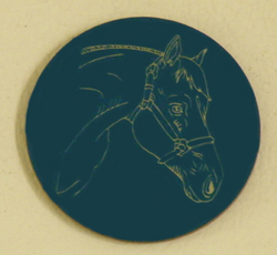 Quarter Horse Head Magnet 