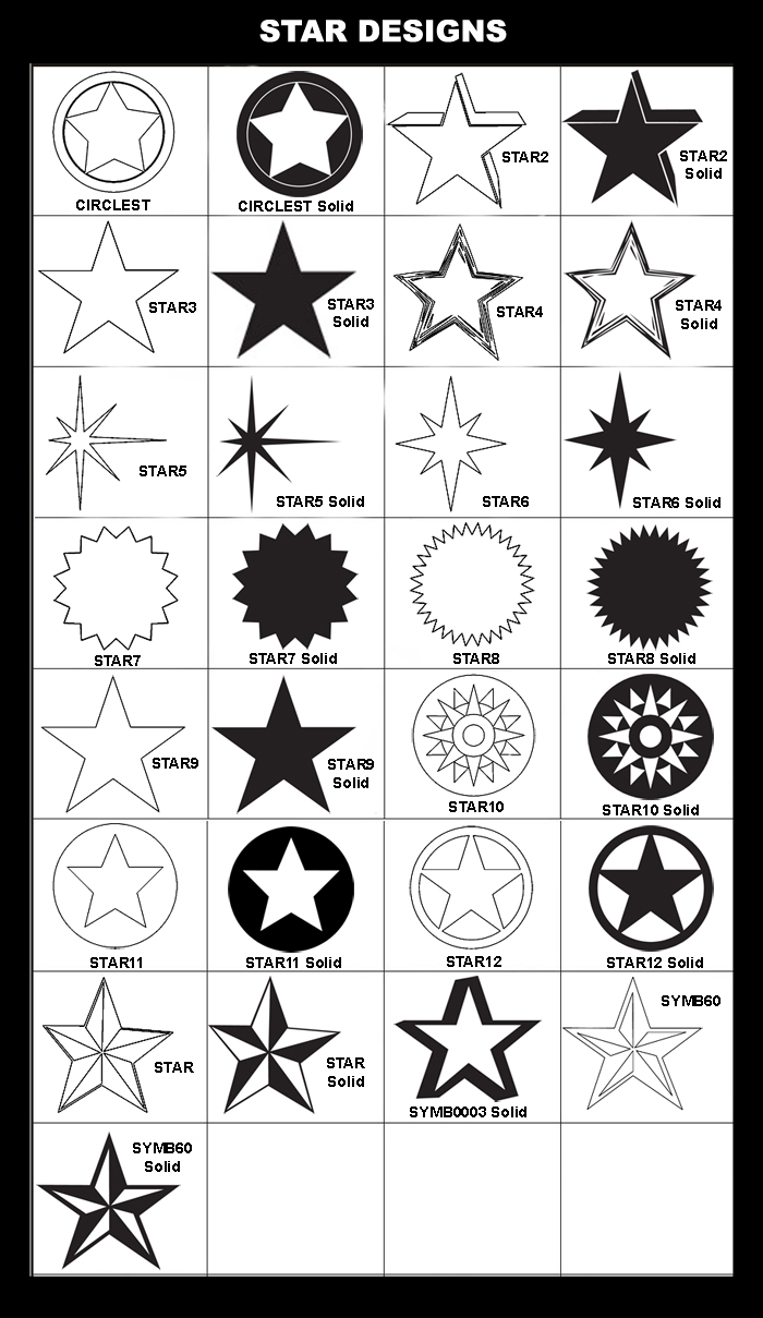 Circle Star, Stars, Texas Star, Decorative Star