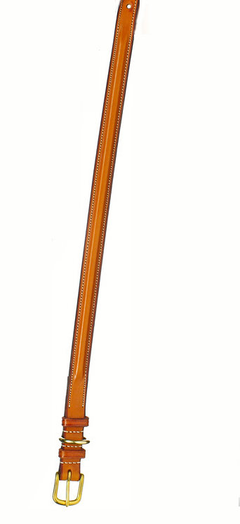 Leather Raised Dog collar from Edgewood - Tan | Edgewood Dog Collar