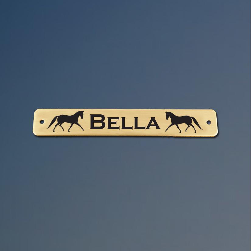 Horse Silhouette Bridle Nameplate | 85+ Horse Silhouettes