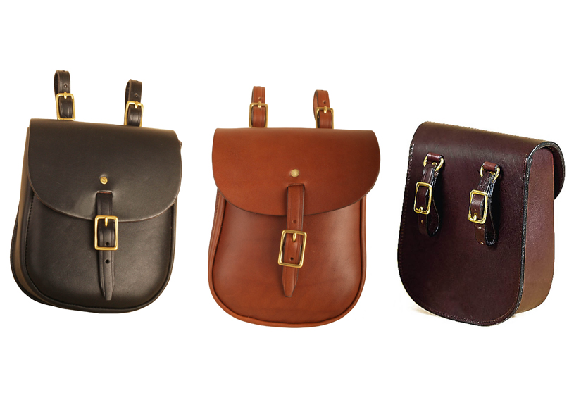 Equestrian Leather Sandwich Saddle Bag