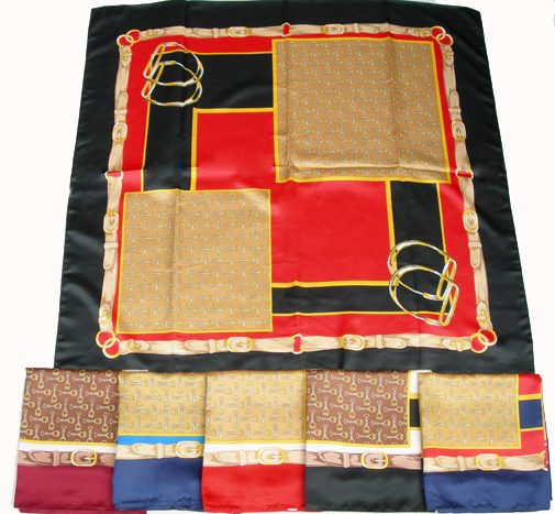 Evelyn Stirrup and Strap Equestrian Scarf.