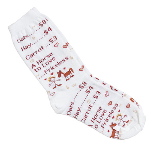 Priceless Horse Sock