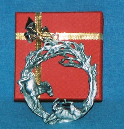 Pewter Ornament - Rocking N' Rolling